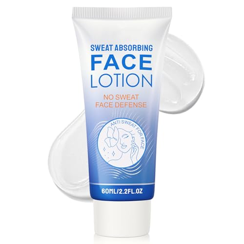 Sweat Absorbing Face Lotion, Anti Schwitzen Creme für Frauen und Männer, Antitranspirant Gel gegen schwitzige Hände, schweiß Füße und Schwitzen im Gesicht, Kontrolle von Schweiß und Fettiger Haut