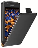 mumbi Tasche Flip Hülle kompatibel mit Huawei Ascend G525 Dual Hülle Handytasche Hülle Wallet, schwarz