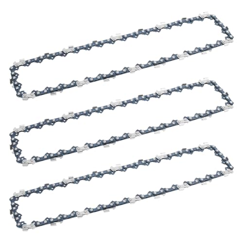 10 Pole Saw Chain Replacement for EGO 56V Pole Saw Model PSA1000 MPS1000 MPS1001 AC1000 Chain Saw Blade 40 Drive Links 0.043 Gauge 3/8 LP Pitch (3 Pack)
