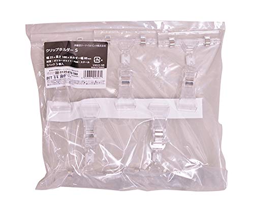 伊藤忠リーテイルリンク クリップホルダー S 5個×100袋 V4022-NB