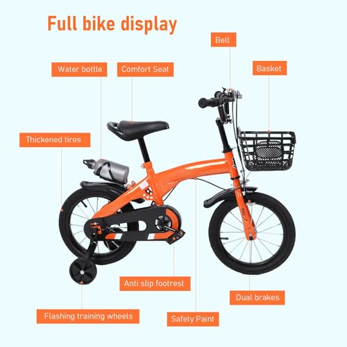 Bicicleta asiento ajustable EMUKOEP de seguridad avanzada para niños 5