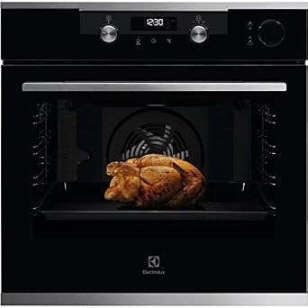 Electrolux - Forno multifunzione SteamCrisp KOCDH 60 X in vetro nero con  finiture inox da 60 cm : Amazon.it: Grandi elettrodomestici