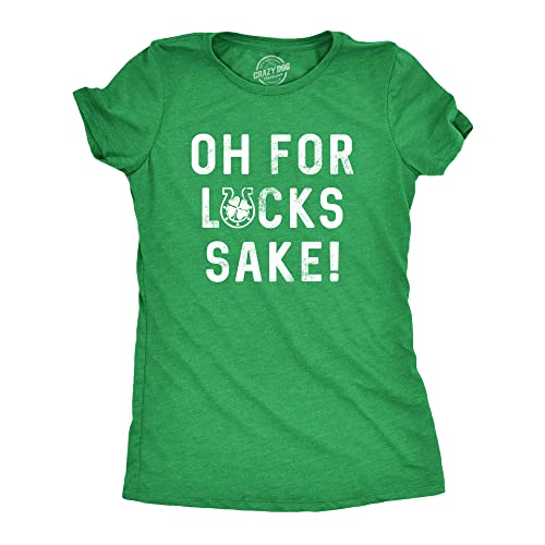 T-shirt humoristique Oh for Lucks Sake femme avec motif trèfle
