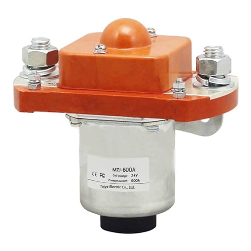 Contactor de CC 600A MZJ con doble bobina de 48V que evita caídas de tensión en montacargas