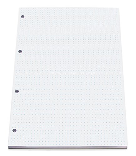 Blocchetto grafico con fogli A4 a puntini di 5 mm