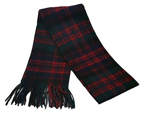MACDONALD MODERN TARTAN LAMBWOOL SCARF