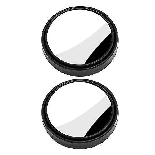 Lot de 2 rétroviseurs convexes HD - Rotation à 360 ° - Angle mort - Rétroviseurs grand angle - Rétroviseurs convexes HD pour voiture Cover