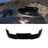 NINTE Roof Spoiler for Toyota Corolla 2019-2024 2025 4-Door Hatchback Gloss Black Painted ABS Rear Window Trunk Wing Spoiler