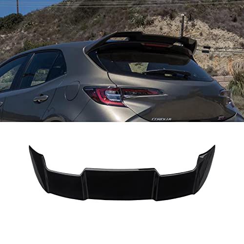 NINTE Roof Spoiler for Toyota Corolla 2019-2024 2025 4-Door Hatchback Gloss Black Painted ABS Rear Window Trunk Wing Spoiler