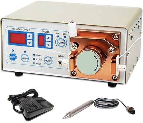Semi-Automatic Glue Dispenser Machine, Peristaltic Glue Dispenser Machine with Digital Display & Foot Switch, High Precision 0.01%, for Solvents, Adhesives, Paints, Liquid Glues