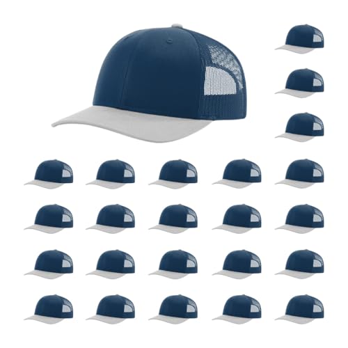 Richardson 112 Classic Six-Panel Adjustable Snapback Trucker Cap | Bulk Packs Available