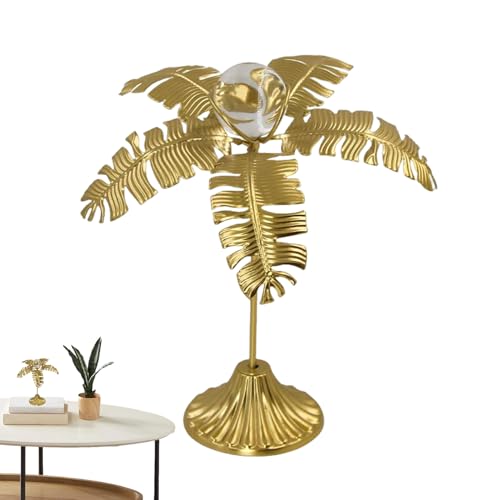 Fierudeng Decoración de esculturas de Palmera, Estatua de Palmera - Coleccionables Decorativos de Palmera | Decoración de Casas coleccionables con Mesa y Interior para Chimenea, Pared, Escritorio de