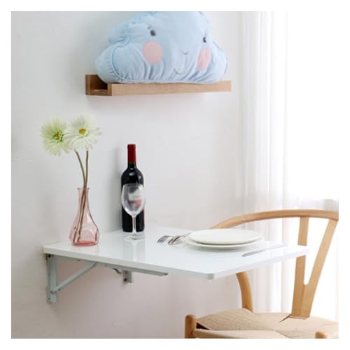 Table pliante murale en bois gain de place pour petit espace