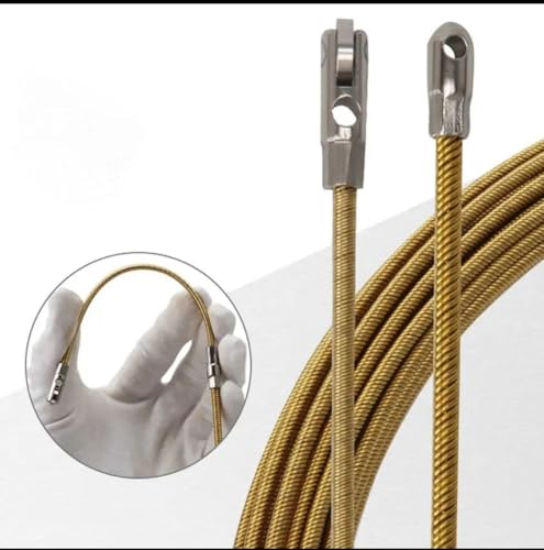 Image of KAITO Professional Wire Lead Threading Device 10 m | Cable Puller Fish Tape for Electrical Conduit Wiring | Flexible Steel Wire Threader for Wall, Floor & Ceiling Installation | Heavy-Duty Guide Tool