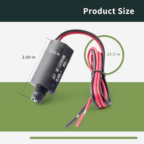 Électrovanne de rechange 458200 DC Hunter pour programmateur à pile 9V (Lot de 5) - 7