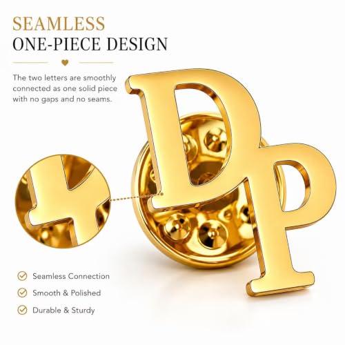 Image of Custom Name Lapel Pin Personalized Script Brooch for Women Men, Customizable Name Badge Elegant Cursive Letter Pin, Minimalist Jewelry Gift for Wedding Birthday Anniversary