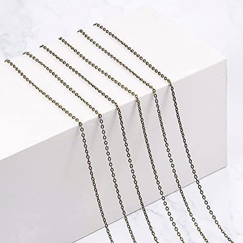Miniatura 7 de Cadenas Para Hacer Joyas, Kit De Cadenas Para Collar Cadena De Cable Chapada Con Cierre De Langosta, 200 Piezas De Anillo De Apertura, Pinzas Suministros Para Hacer Joyas Para Collar De Pulsera