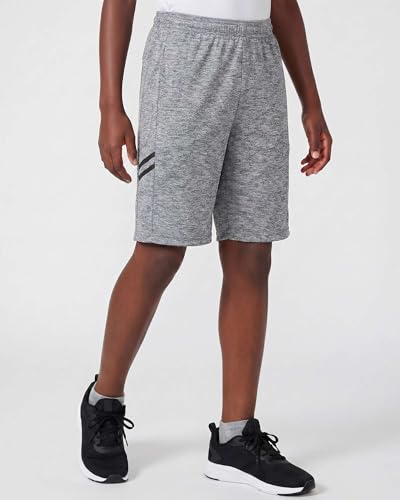 Image of Real Essentials 5 Pack: Boys' Dry Fit Basketball Shorts for Youth Kids Teens - Athletic Running Soccer Sports with Pockets
