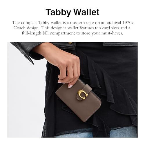 Coach Women's Tabby Accessory-Travel Wallet, B4/Dark Stone2