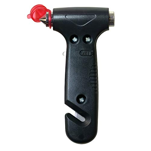 Miniatura 7 de Gemcore S.O.S. Light Baliza Luminosa V16 2 Martillos De Seguridad, Portátil De Emergencia, Para Coche: Rompeventanas Y Cortador De Cinturón De Seguridad Regalo, Funda Llavero Con Primeros Auxilios