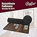 Crealuxe Fussmatte Französische Bulldogge Zuhause ist wo jemand rennt um Dich zu begrüßen - (Wunschname/Wunschtext) - Fussmatte Bedruckt Türmatte Innenmatte Schmutzmatte