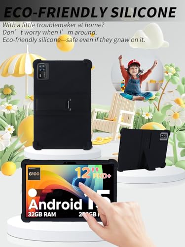 Étui tablette DOOGEE Tab E3+ pour visionnage mains libres noir - 2