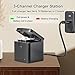 3-Channel Battery Charger Station with 2 Pack Batteries Compatible with GoPro Hero 12 11 10 9 Black Camera