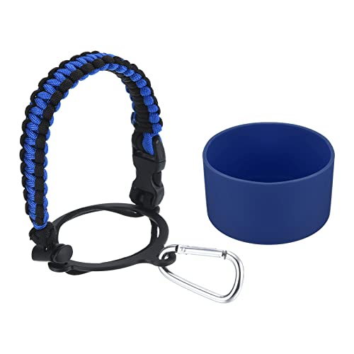 PATIKIL Water Bottle Holder, Paracord Handle Carrying Lanyard Strap Carrier with Ring for 12oz to 24oz Wide Mouth Bottles