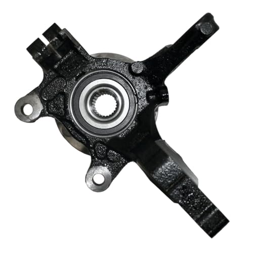 Image of Detroit Axle - Front Left Steering Knuckle Wheel Bearing Hub for 2013-2019 Nissan Versa Note, Driver Side Steering Knuckle Wheel Bearing Hub Assembly 2014 2015 2016 2017 2018 Replacement
