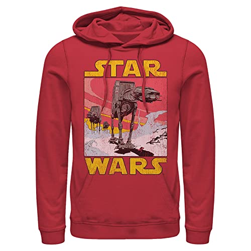 Sweatshirt à capuche homme Star Wars ATAT hoodie noir de mi-saison en coton