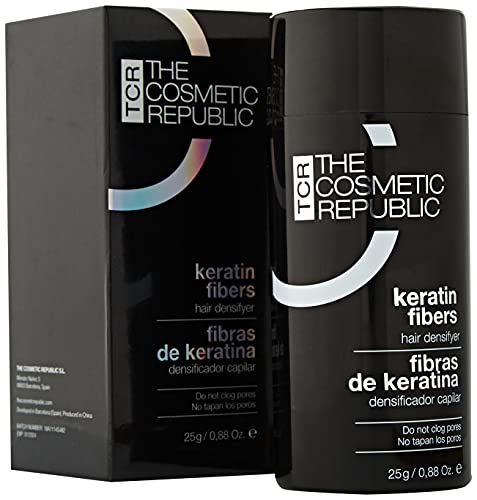 The Cosmetic Republic Keratin Fibers Rubio Medio Cuidado del Cabello - 25 gramos Cover
