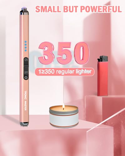 Encendedor eléctrico dual para velas, recargable USB miniatura 2