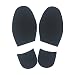 Shoe Repair Replacement Rubber Heels And Half Sole, different colors (Black)