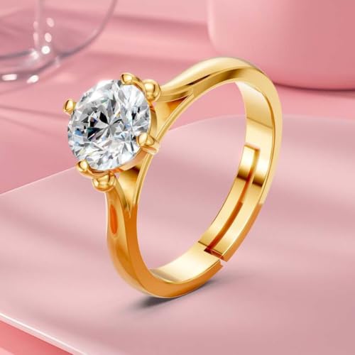 Image of Miss Highness 925 Silver Floral Ring for Women and Girls | Trendy Adjustable Design | Stylish Silver Jewellery | With Authenticity Certificate | Gift for Girlfriend Wife | Daily Wear Ring