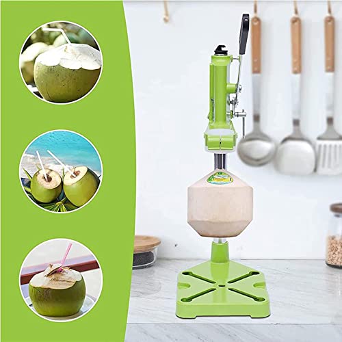 Abridor de coco de escritorio pequeño y extractor manual de agua 4