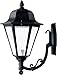 DABMAR LIGHTING GM135-LED6-B-FROST Daniella Wall Fixture W/Frosted Glass LED 6W 85-265V, Black