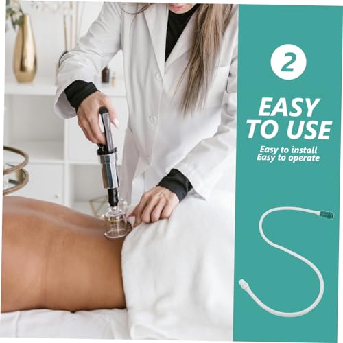 Manguera de extensión para ventosas cupping de 1,5 m, tubo de vacío de caucho resistente, compatible con dispositivos cupping para uso en casa y salón miniatura 5