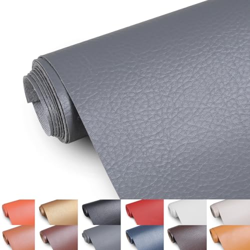 Faux Leather Fabric, 55" Wide Upholstery Fabric by The Yard
