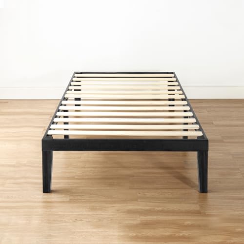 image for Mellow Naturalista Classic 16 Inch Solid Wood Platform Bed with Wooden