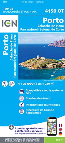 Télécharger 4150OT PORTO CALANCHE DE PIANA PNR DE CORSE Gratuit