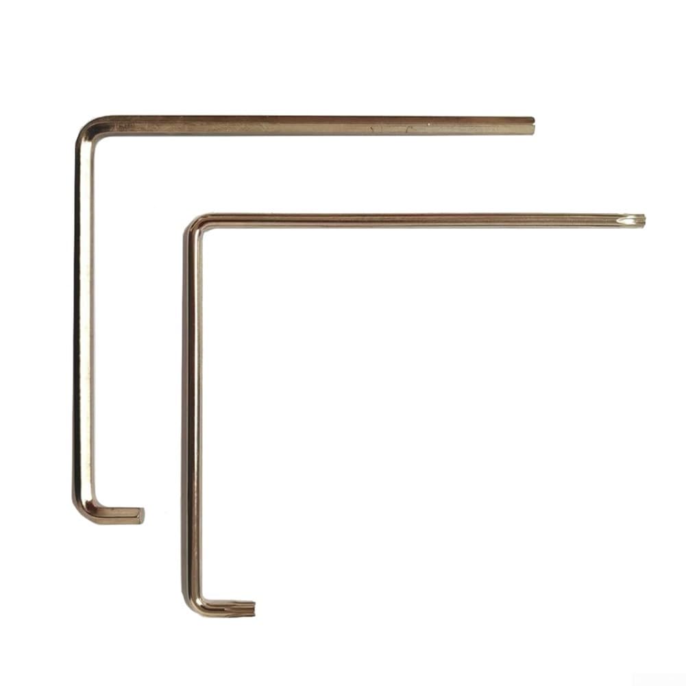 Bike Repair Tool Set With Dual Curved 4Mm Hex Wrench TX15 Wrench Kit Stainless Steel Bicycle Maintenance Tools For Hard To Reach Areas Adjustable Multi-Purpose Hand Tools For Cycling Window Door