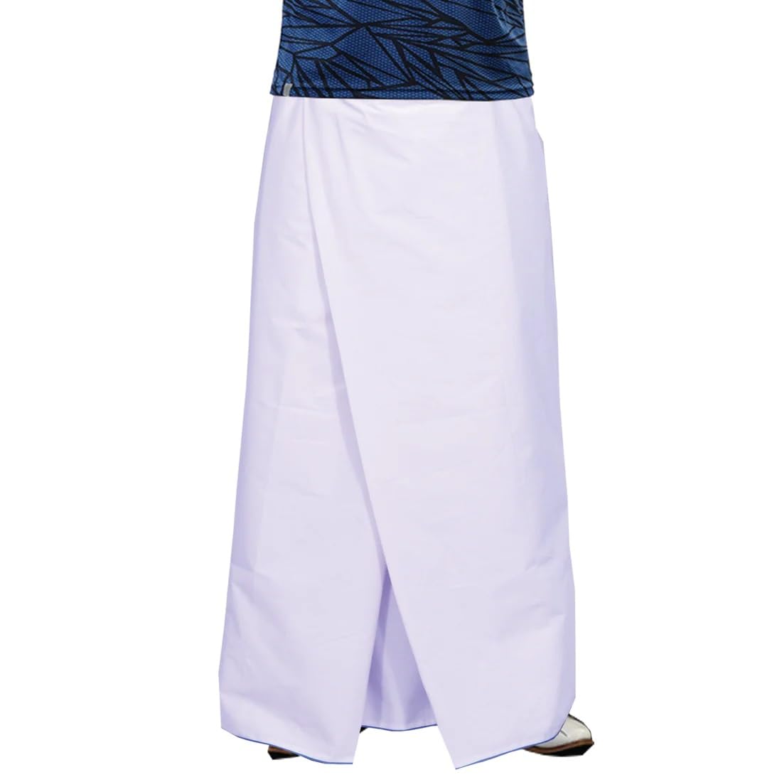 ULAMA PREMIUM 100% COTTON (light white) MEN LUNGI FOR CASSUL-image-46