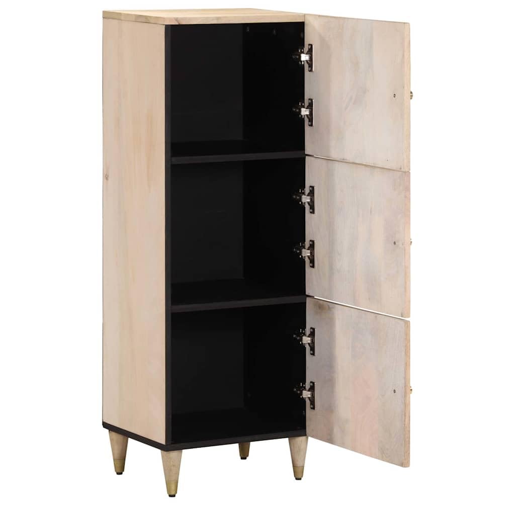 Mobiletto alto, 40 x 33 x 110 cm, in legno massiccio di mango