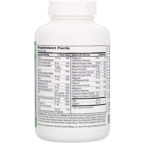 Multivitamínico Sentry Senior +50 anos - 265 Tabs Importado