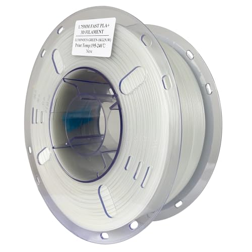 Image of EPAX High Speed PLA+ 3D Printer Filament, Fast PLA 3D Printing Filament, 1.75mm, Dimensional Accuracy + /- 0.03 mm, 1KG Spool (Luminous Green)