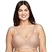 Glamorise Full Figure Plus Size MagicLift Seamless Firm Support Bra Wirefree #1007 Café