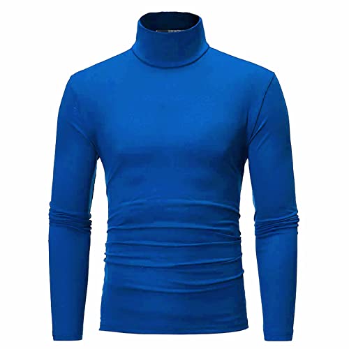Men's Thermal Underwear Tops, Long Sleeve Compression Shirts, Winter Turtleneck Pullover Basic Tops, Tunic for Men2