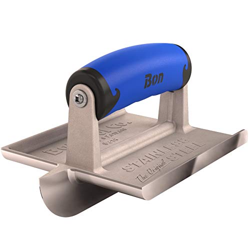 Bon 88-314 Cast Stainless Steel 6-Inch by 4- 12-Inch Concrete Bullet Groover, 1-Inch Bit Depth by 1 2-Inch Bit Width with Comfort Grip Handle