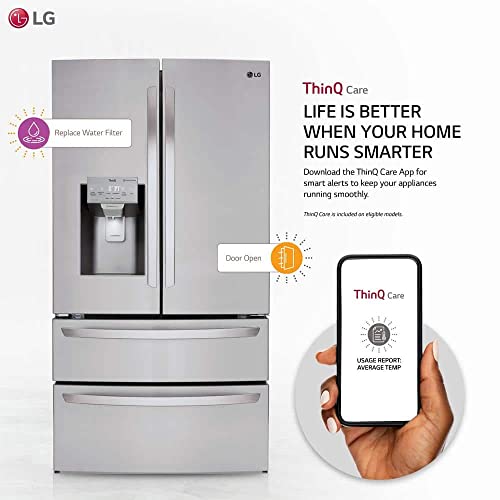 Lg LMXS28626S 28 Cu.Ft. Smart Wi-Fi Enabled French Door Refrigerator thumb #4