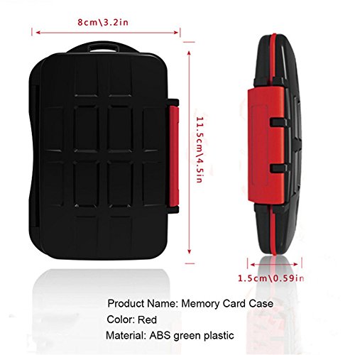 Hellopower 26 Slots Memory Card Case Holder Box Sd/Cf/Msd/Xqd/Tf/Sdhc Sdxc Micro Sd Card Storage Carry Case Protector Box Camera Cartridge Waterproof And Anti-Dust Box #TOP5